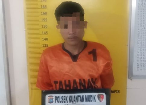 Polsek Kuantan Mudik Ungkap Kasus Penggelapan Uang Penjualan Sawit di Desa Perhentian Sungkai